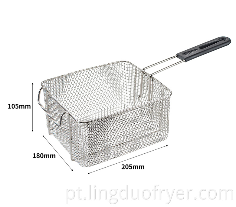 6l Double Baskets Gas Fryer Basket 1